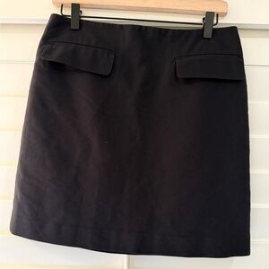 Ann Taylor Classic Black Lined Pencil Skirt